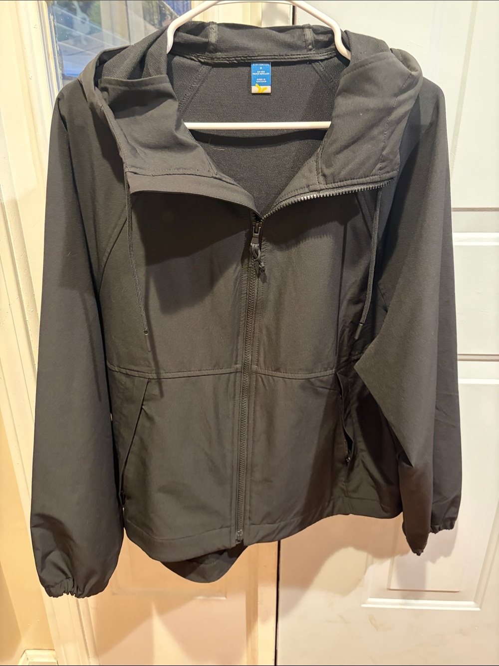 Old Navy Black Hooded Utility Jacket